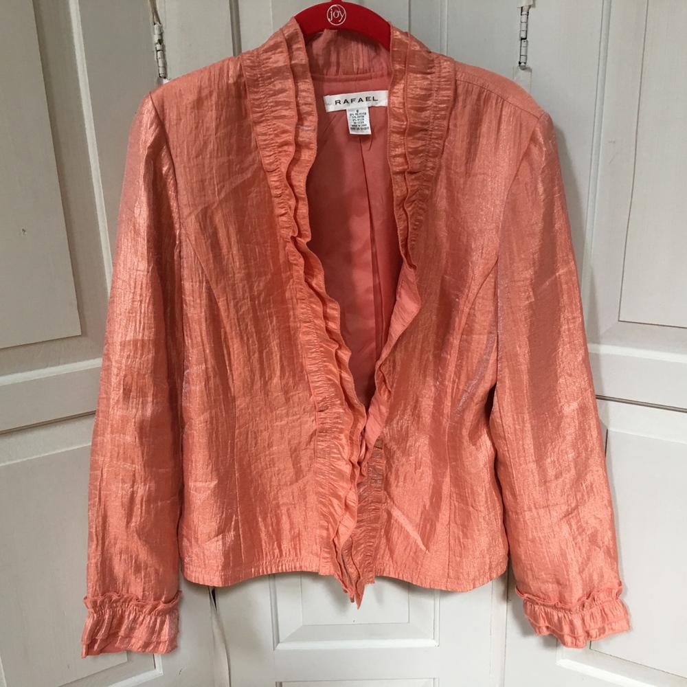 Rafael Shimmery Orange Jacket